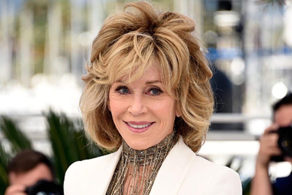 CANNES, FRANCE - MAY 20: Actress Jane Fonda attends a photocall for "Youth" during the 68th annual Cannes Film Festival on May 20, 2015 in Cannes, France. (Photo by Clemens Bilan/WireImage)