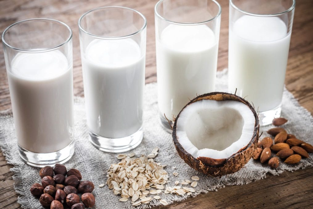 plant milk oat almond coconut