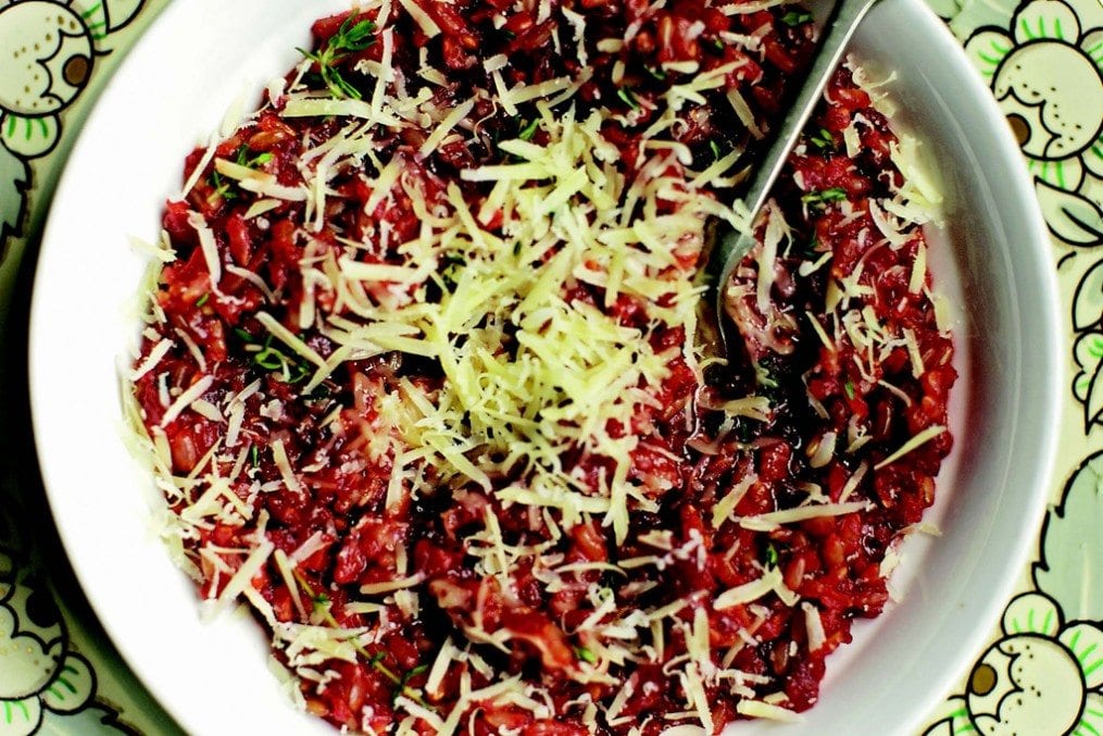 Beetroot and Brown Rice Risotto