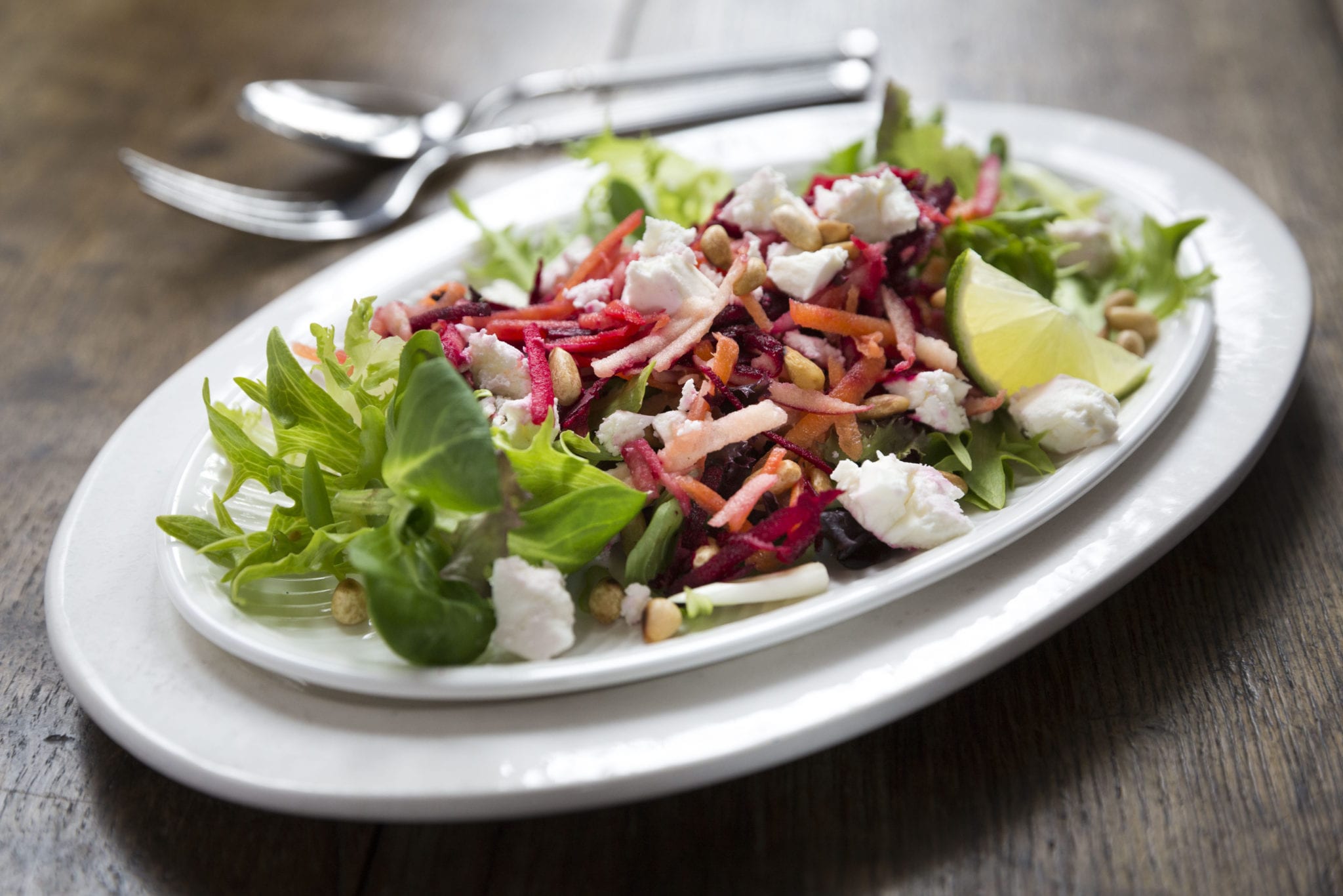 Beetroot and Feta Salad with Tangy Lime Dressing