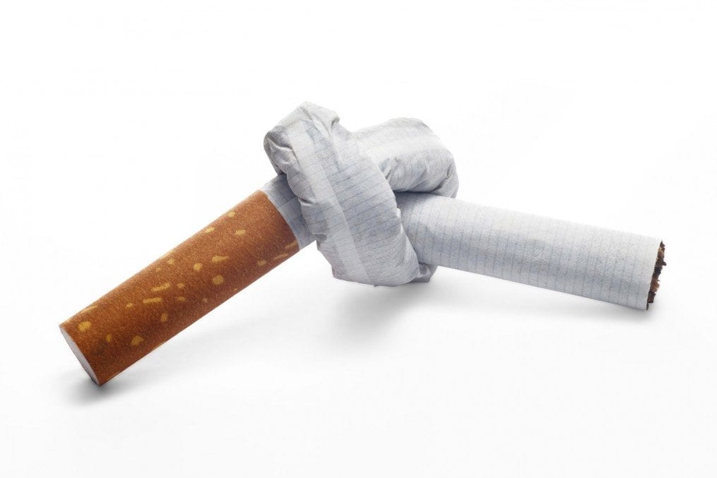 knotted up cigarette