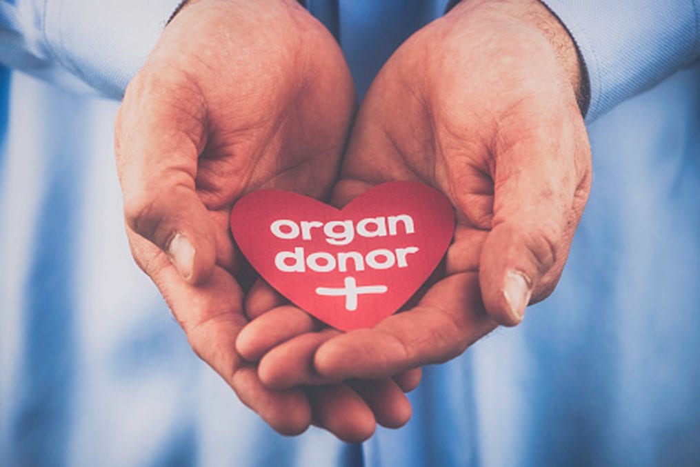 Reminder of the importance of being an organ donor