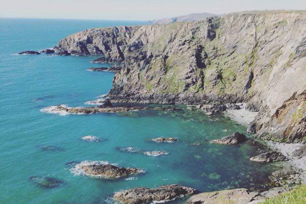 Healthy tries...coasteering in Pembrokeshire, Wales