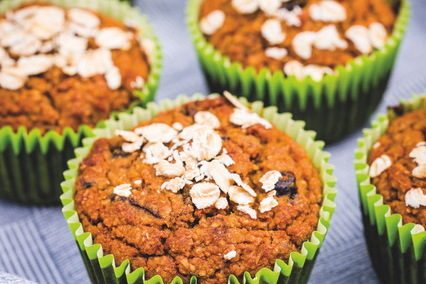 Prune and Oatmeal Muffins